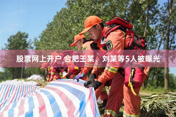 股票网上开户 合肥王某、刘某等5人被曝光